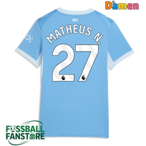 Manchester City Matheus Nunes #27 Replik Heimtrikot Damen 2026-27 Kurzarm
